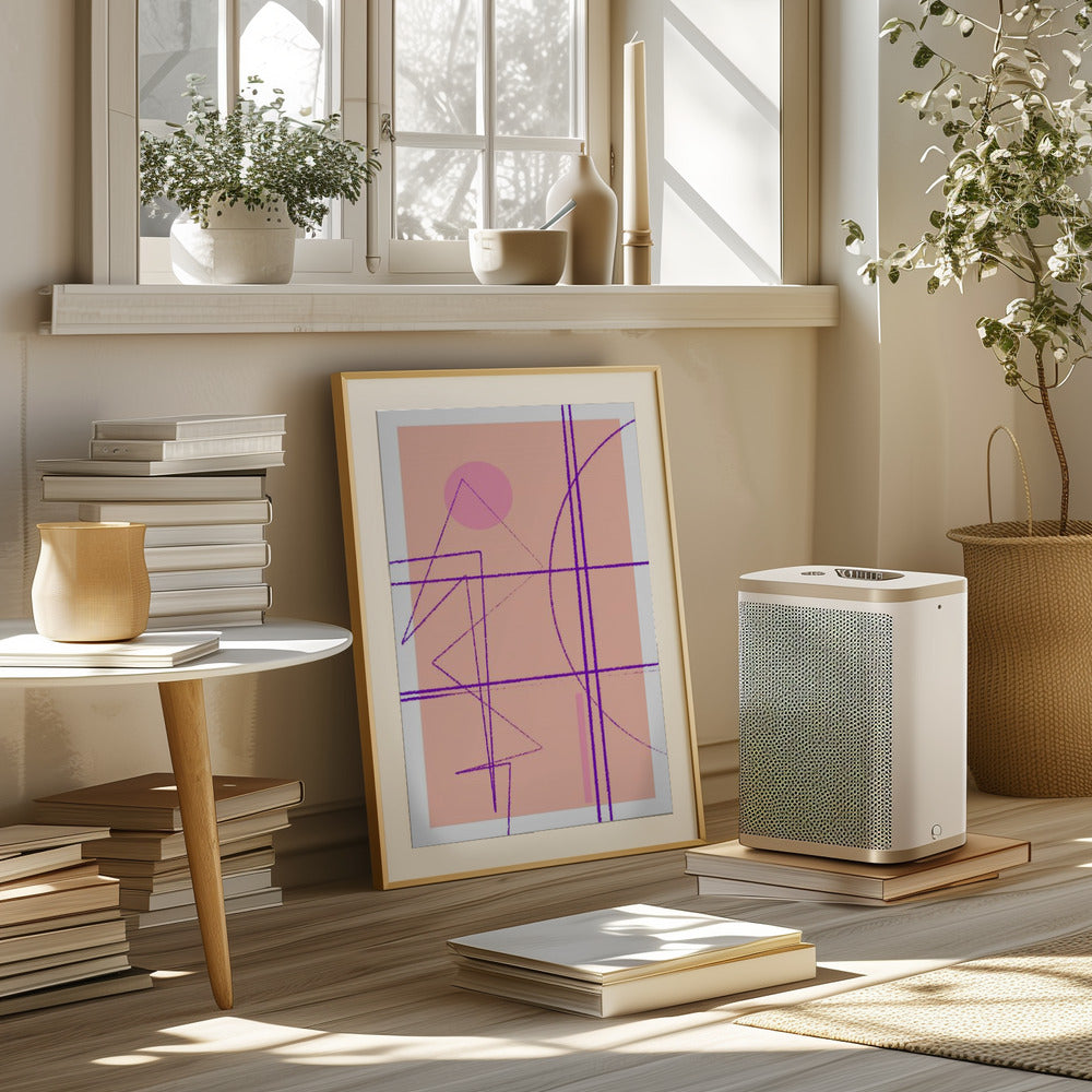 Angular Lines No 14 Poster